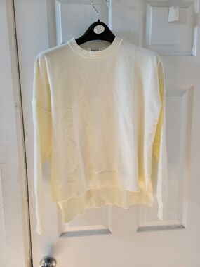 Light Cream Crewneck Women's Sweater - Soft Knit